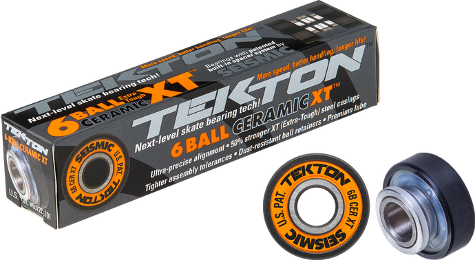 Seismic Skate - Tekton 6-Ball Ceramic XT Built-In Bearings