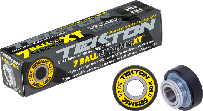 Seismic Skate - Tekton 7-Ball Ceramic XT Built-In Bearings
