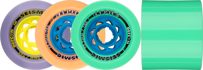 Seismic Skate - Alpha Wheels 75.5mm - Defcon