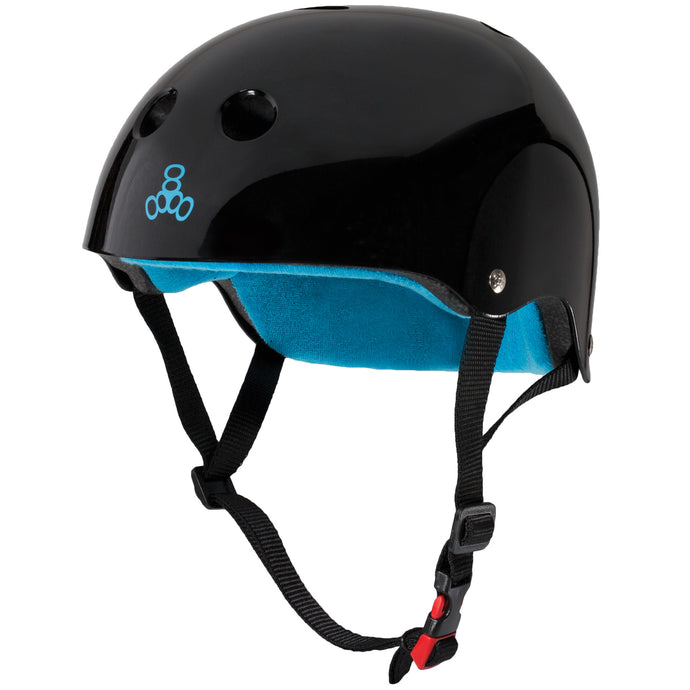 Triple 8 - Certified Sweatsaver Helmet - Gloss Black