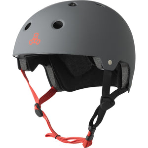 triple-8-brainsaver-dual-certified-helmet-w-eps-liner-matte-gun Switchback Longboards