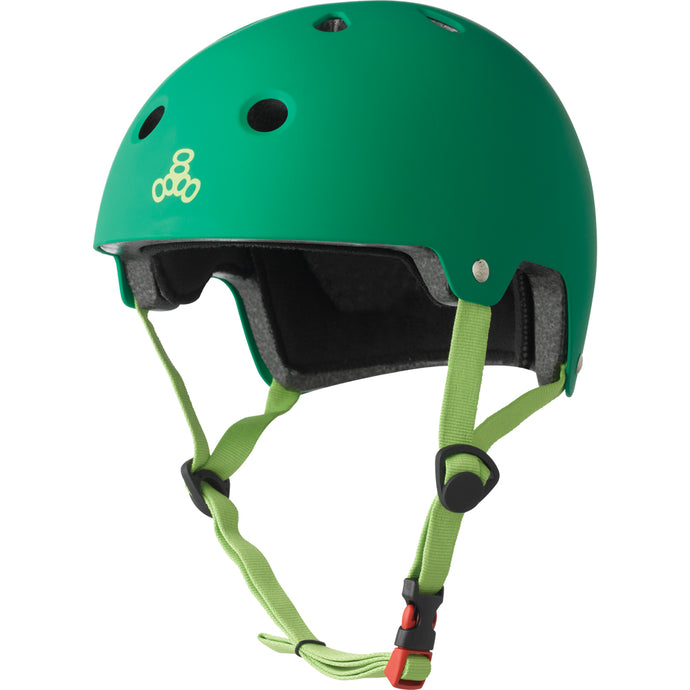 triple-8-brainsaver-dual-certified-helmet-w-eps-liner-matte-green Switchback Longboards