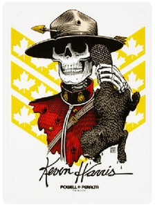 Powell Peralta - Kevin Harris Skull Mountie Sticker