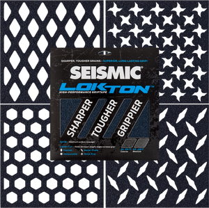 Seismic Skate - Lokton 60 Grit Medium Grip Tape - 3 Pack