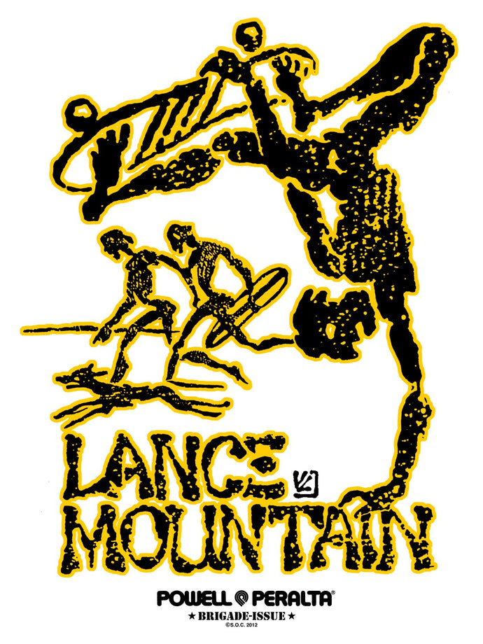 Powell Peralta - Lance Mountain Future Primitive Sticker - Assorted Colurs