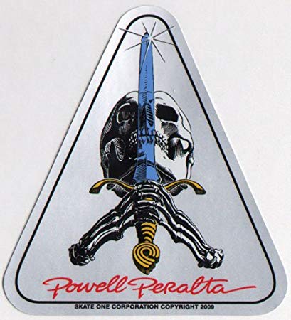 Powell Peralta - Skull and Sword Sticker