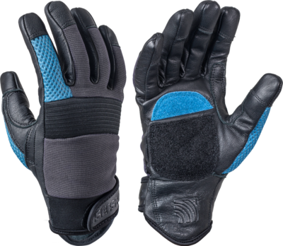 Seismic Skate - Freeride Slide Gloves - Blue