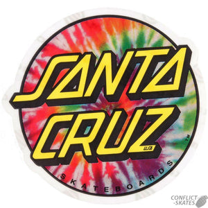 Santa Cruz Skateboards - Tie Dye Circle Sticker