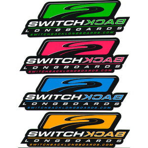 Switchback Longboards Stickers - 6" x 2"