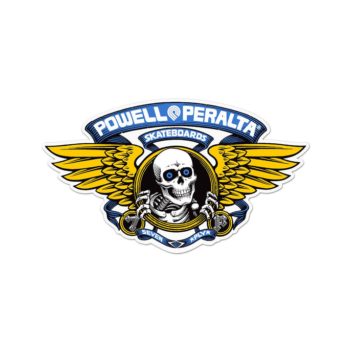 Powell Peralta - Winged Ripper Sticker - Blue