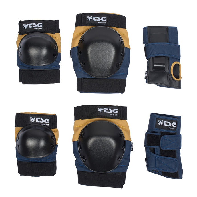 tsg-basic-pad-set-knees-elbows-wrists Switchback Longboards